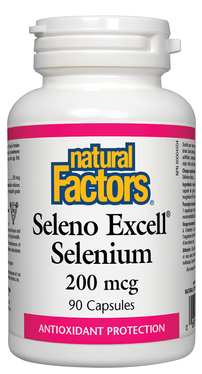 Natural Factors Seleno Excell‚Äö Selenium 200 mcg 90 Capsules
