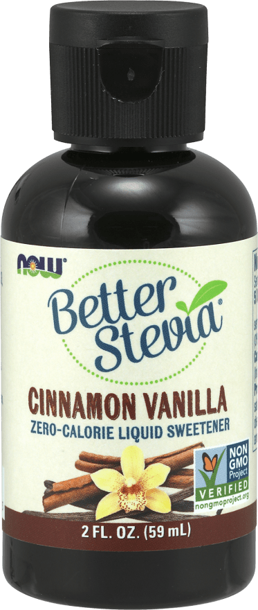 NOW Better Stevia Cinnamon Vanilla Liquid 60 ml