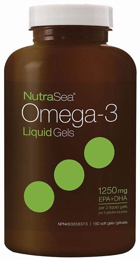 NutraSea Omega-3 Liquid Gels (150 Softgels)
