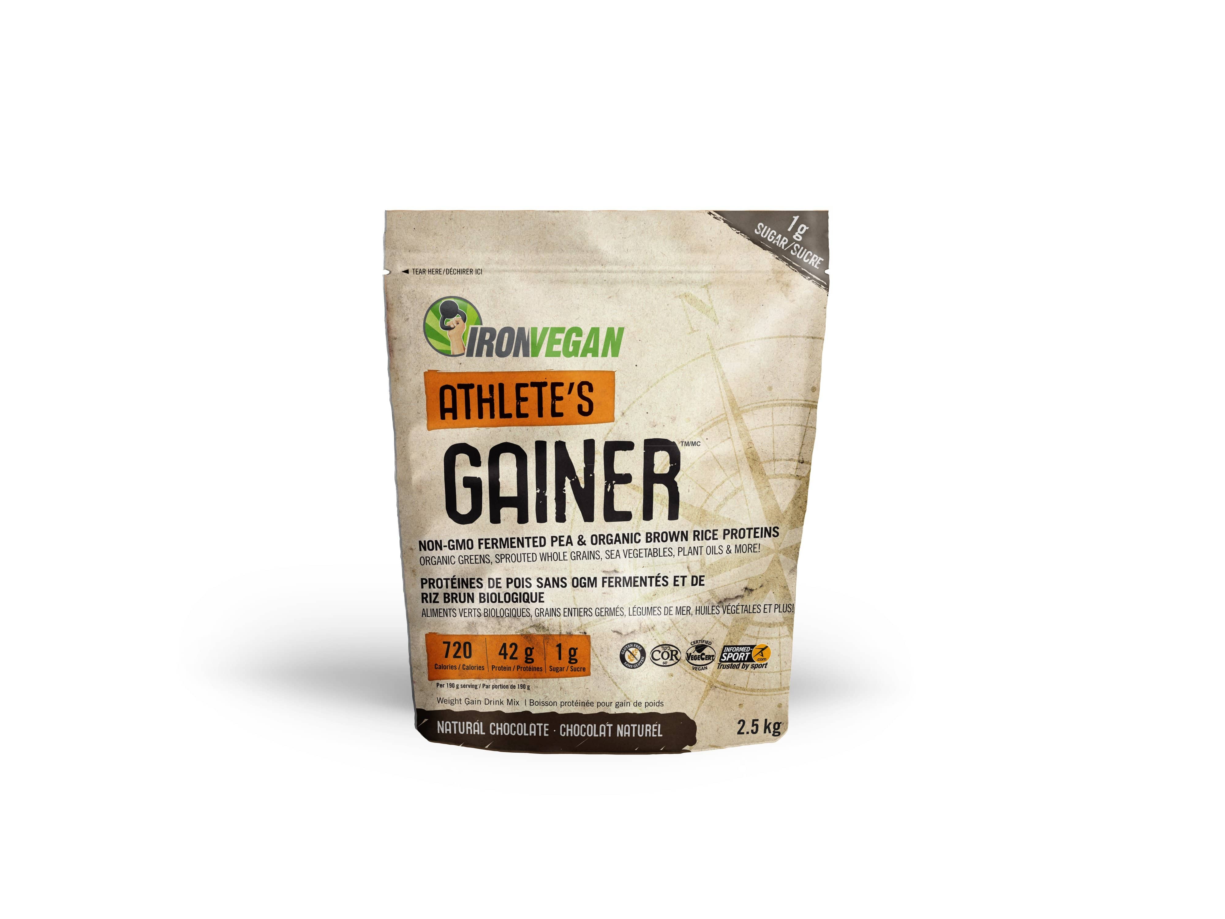 Iron Vegan Athlete's Gainer Chocolate