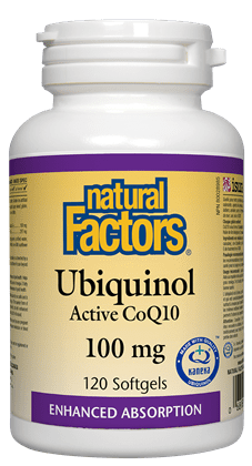 Natural Factors Ubiquinol QH Active CoQ10 100 mg
