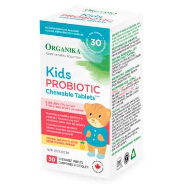 Organika Kids Probiotic Chewable Tablets