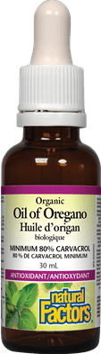 Natural Factors Certified Organic Oil of Oregano 30mL