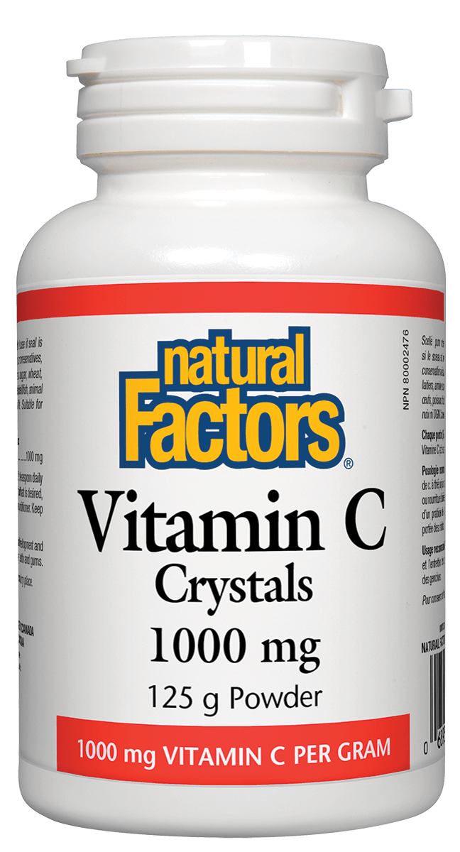 Natural Factors Vitamin C Crystals 1000 mg 125 g