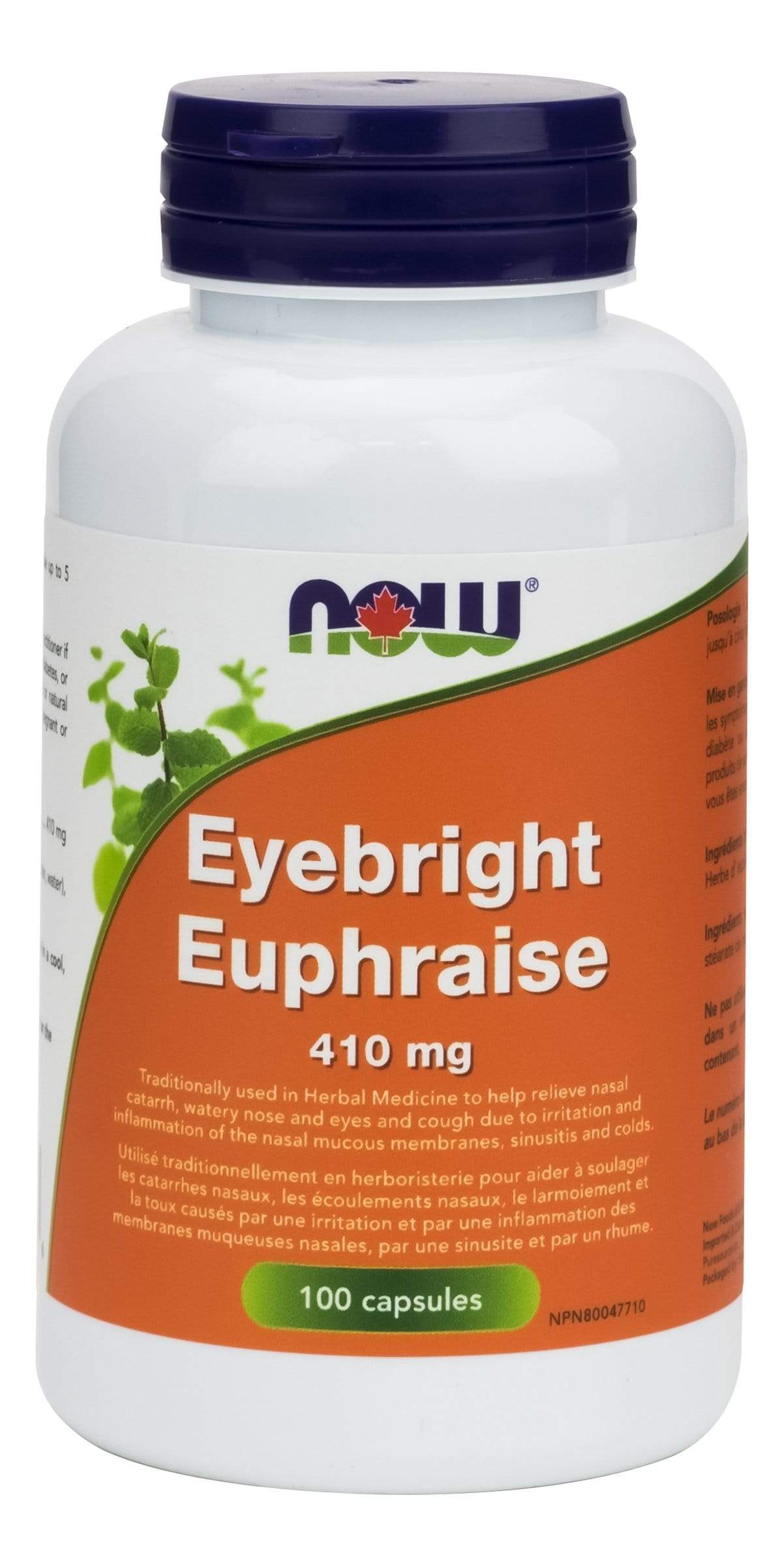 NOW, Eyebright Herb, 470mg, 100 Veg capsules