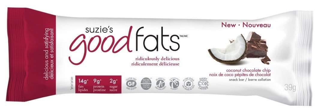 Love Good Fats Coconut Chocolate Chip Snack Single Bar
