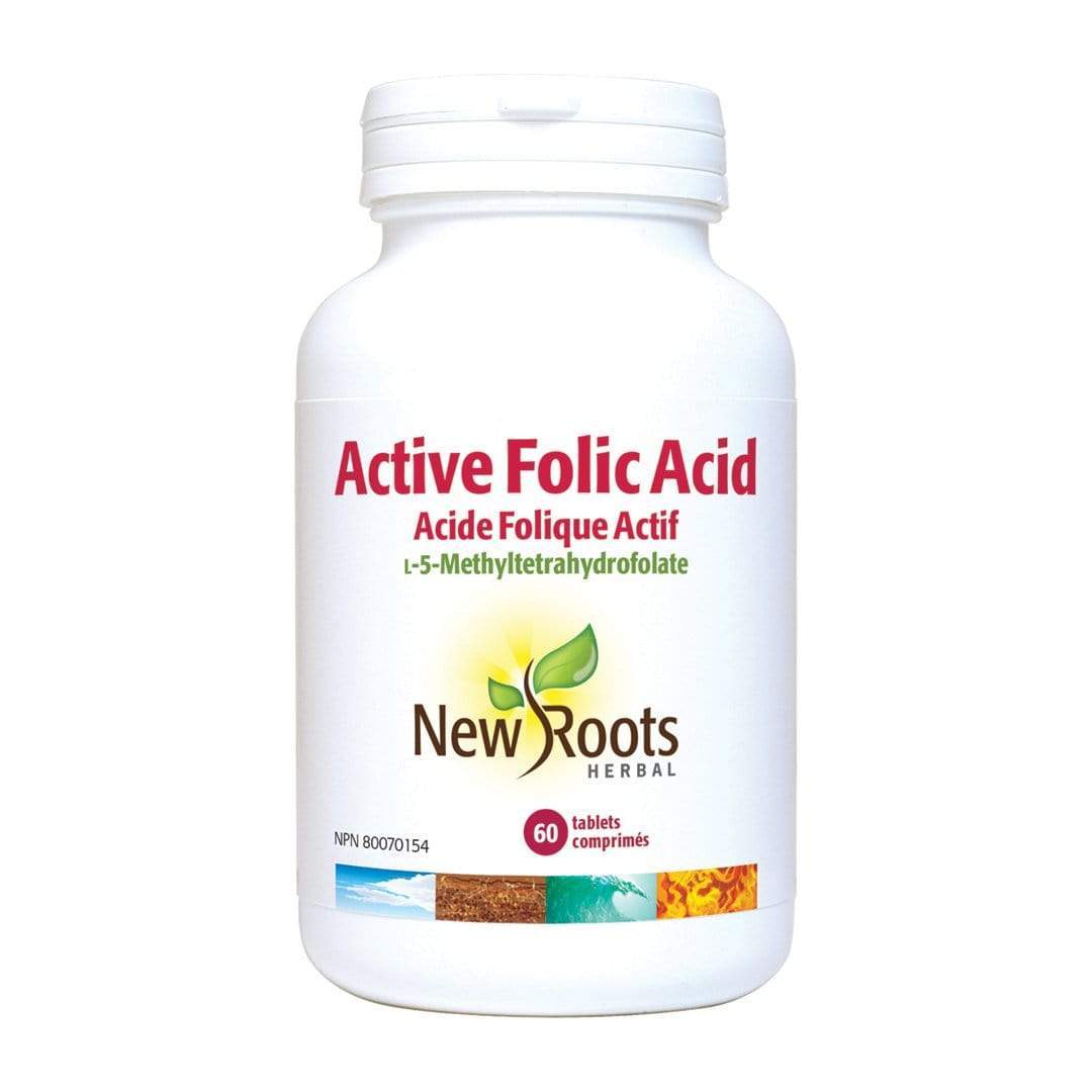 New Roots Active Folic Acid 60 Capsules