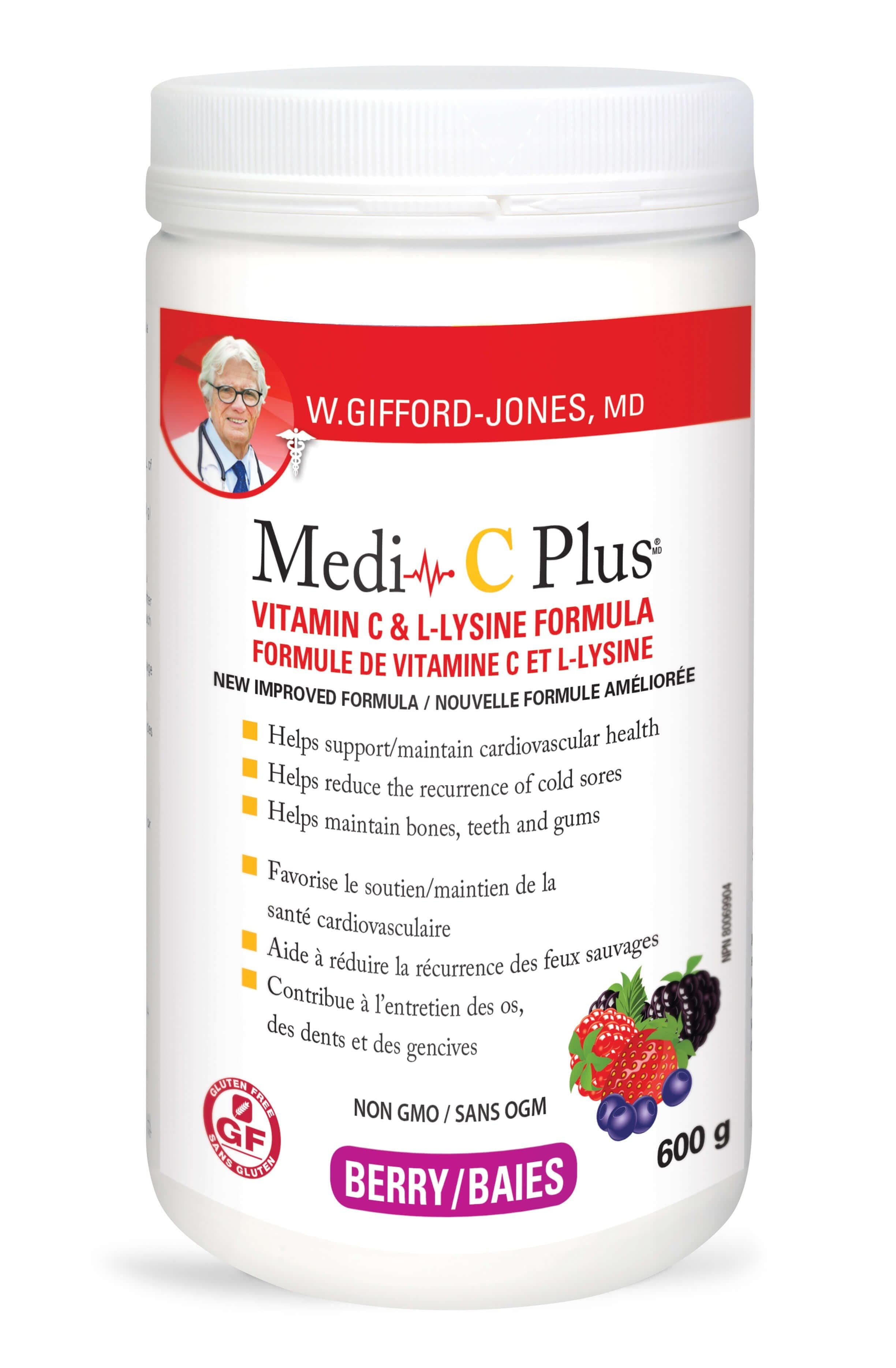 Preferred Nutrition Medi-C Plus Berry Flavour 580 g