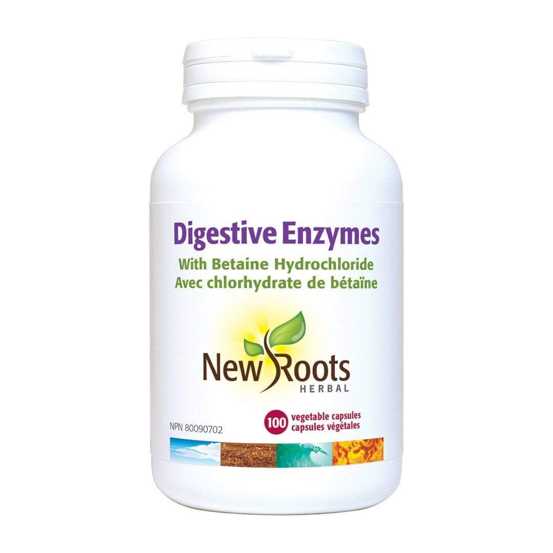 New Roots Digestive Enzymes with Betaine Hydrochloride