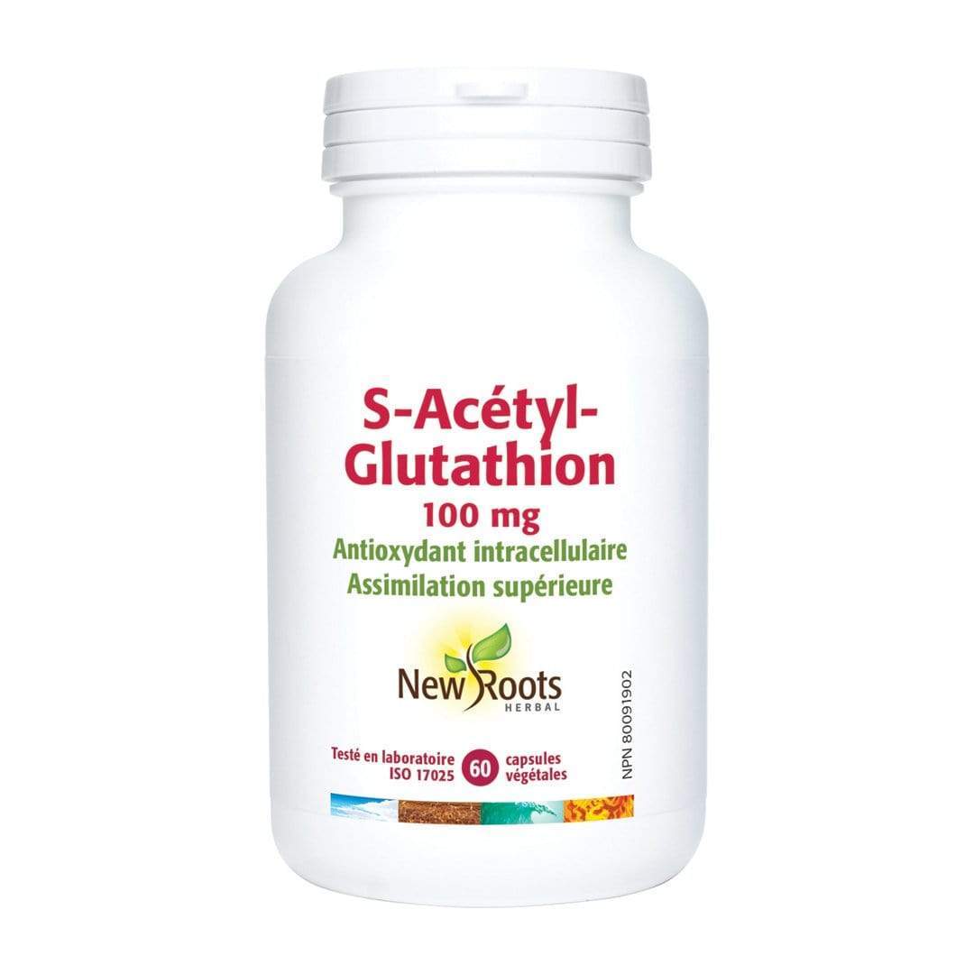 New Roots S-Acetyl-Glutathione 100 mg 60 Capsules