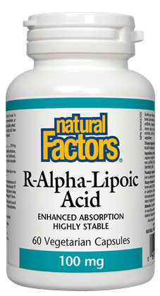 Natural Factors R-Lipoic Acid 100mg 60 Capsules