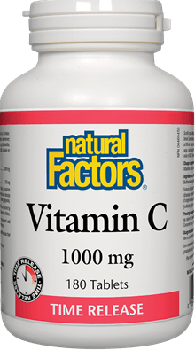 Natural Factors Vitamin C 1000 mg Time Release, 180 Tablets