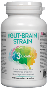 3 Brains, The Gut-Brain Strain, 60 Veg Capsules