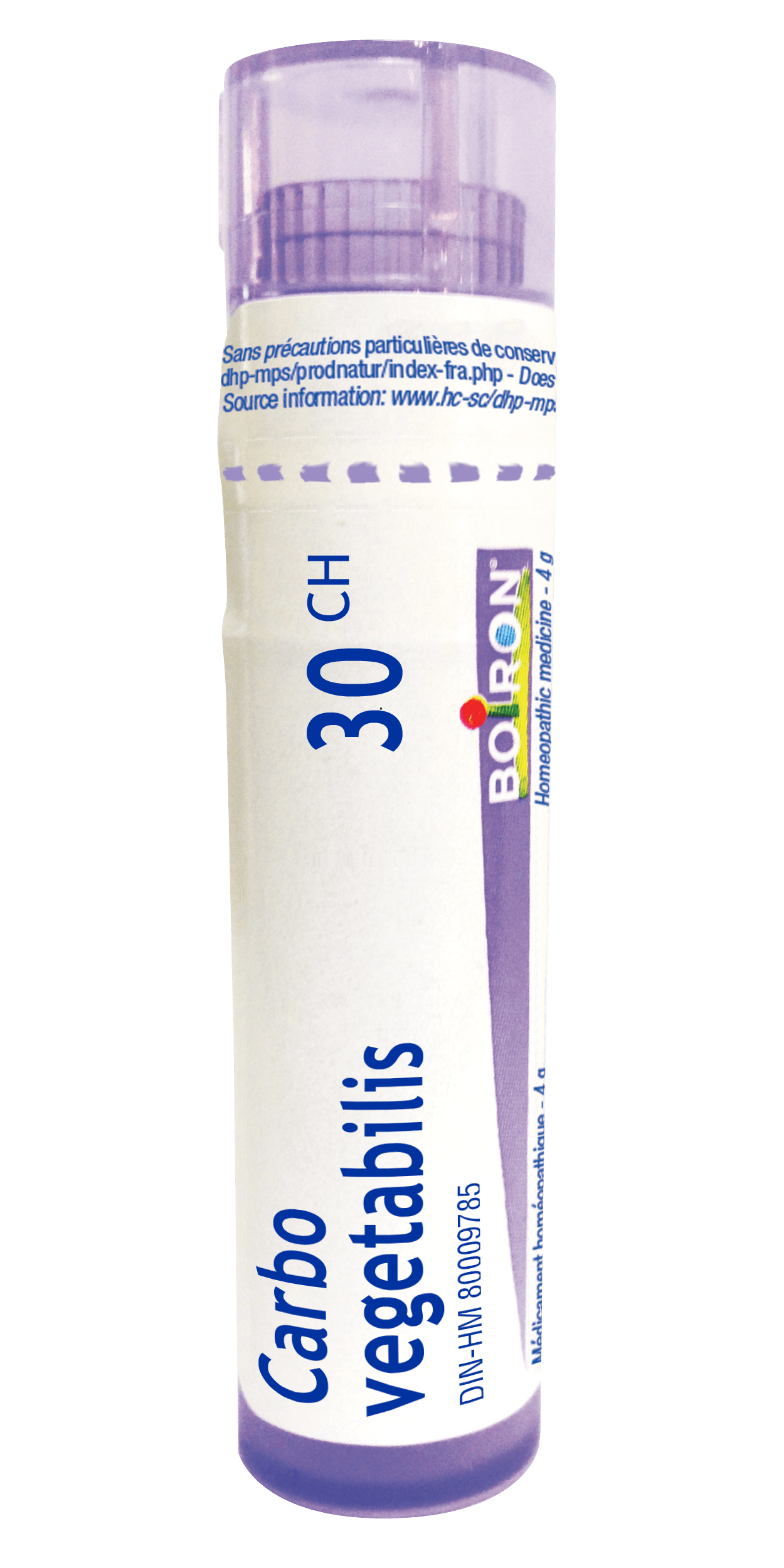 Boiron, Carbo Vegetabilis, 30ch, 80 Pellets
