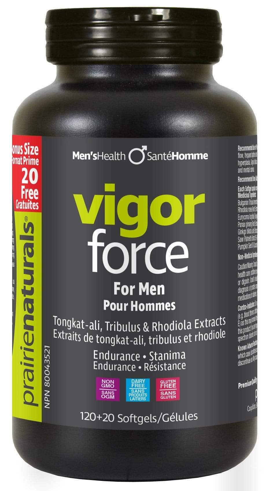 Prairie Naturals Vigor-Force Supreme BONUS SIZE