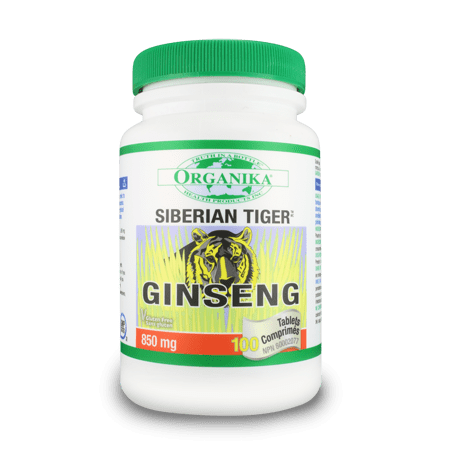 Organika GINSENG - SIBERIAN TIGER 850MG 100 Tablets