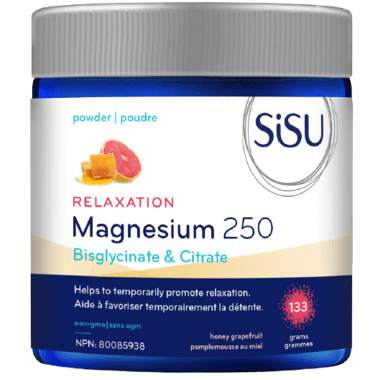 Sisu Magnesium 250 Relaxation Blend Honey Grapefruit