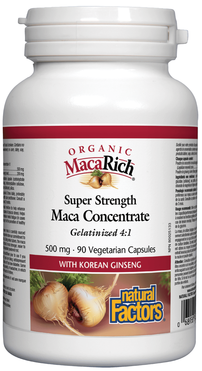 Natural Factors Organic Super Strength Maca