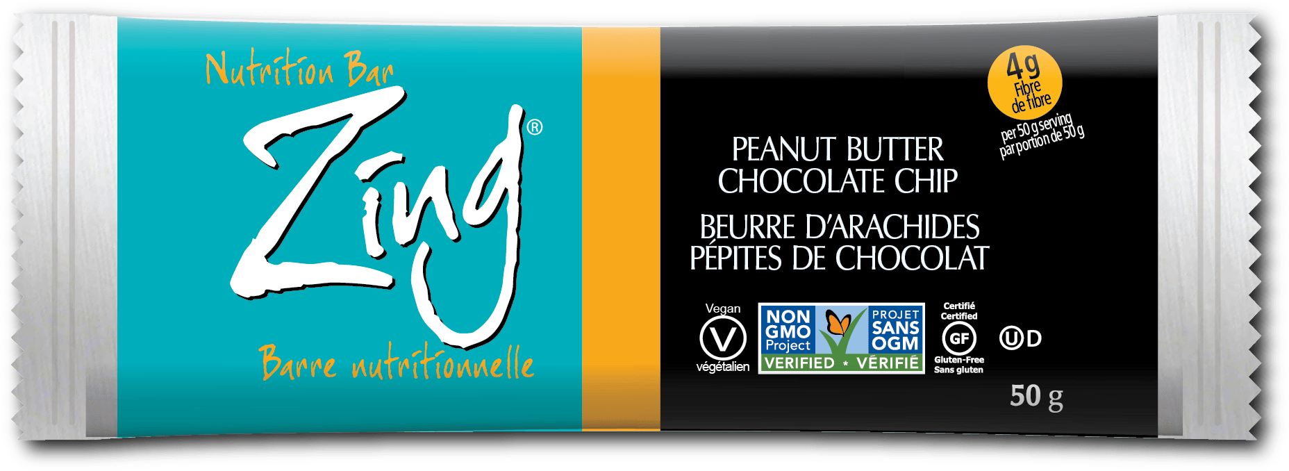 Zing Nutrition Bar - Peanut Butter Chocolate Chip