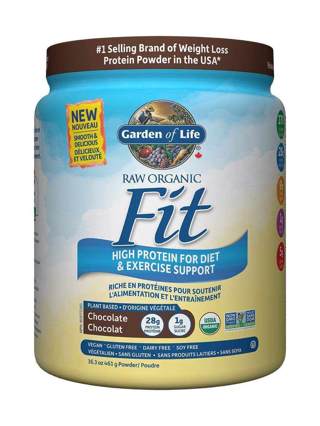 Garden of Life Raw Organic Fit Chocolate 461 g