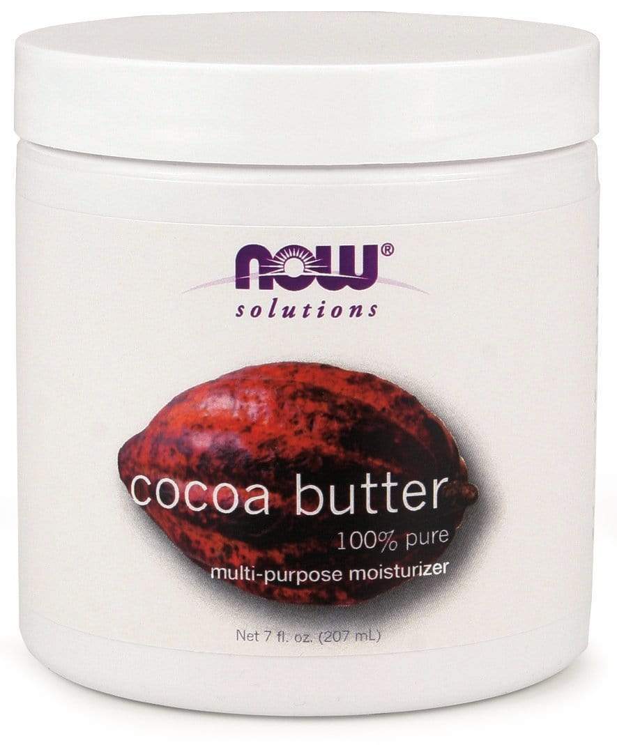 NOW Cocoa Butter, 100%¬ Pure 207mL