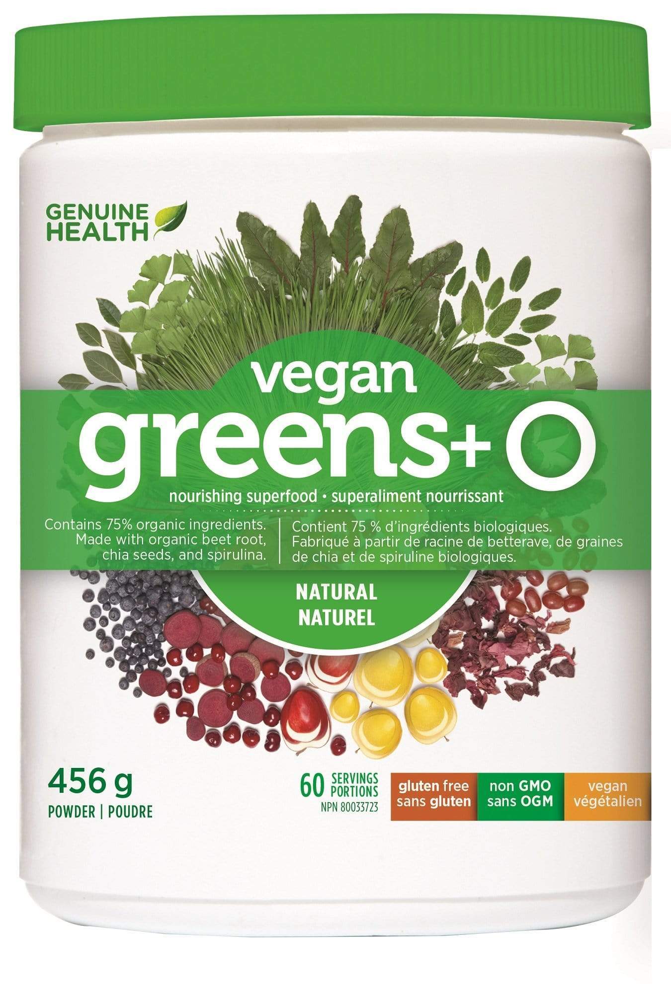 Genuine Health Vegan greens+ O - Original Flavour