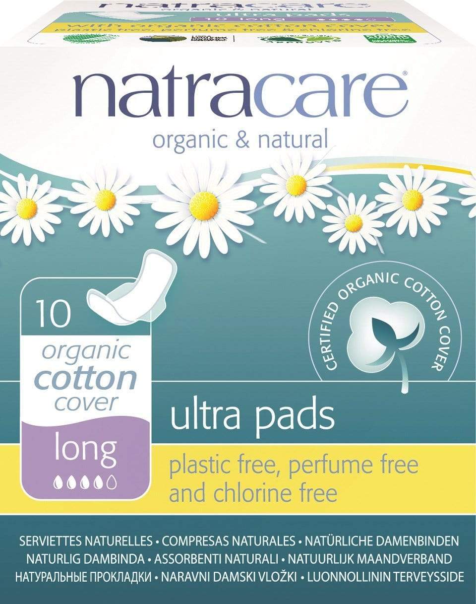 Natracare Ultra Pads with Wings Long