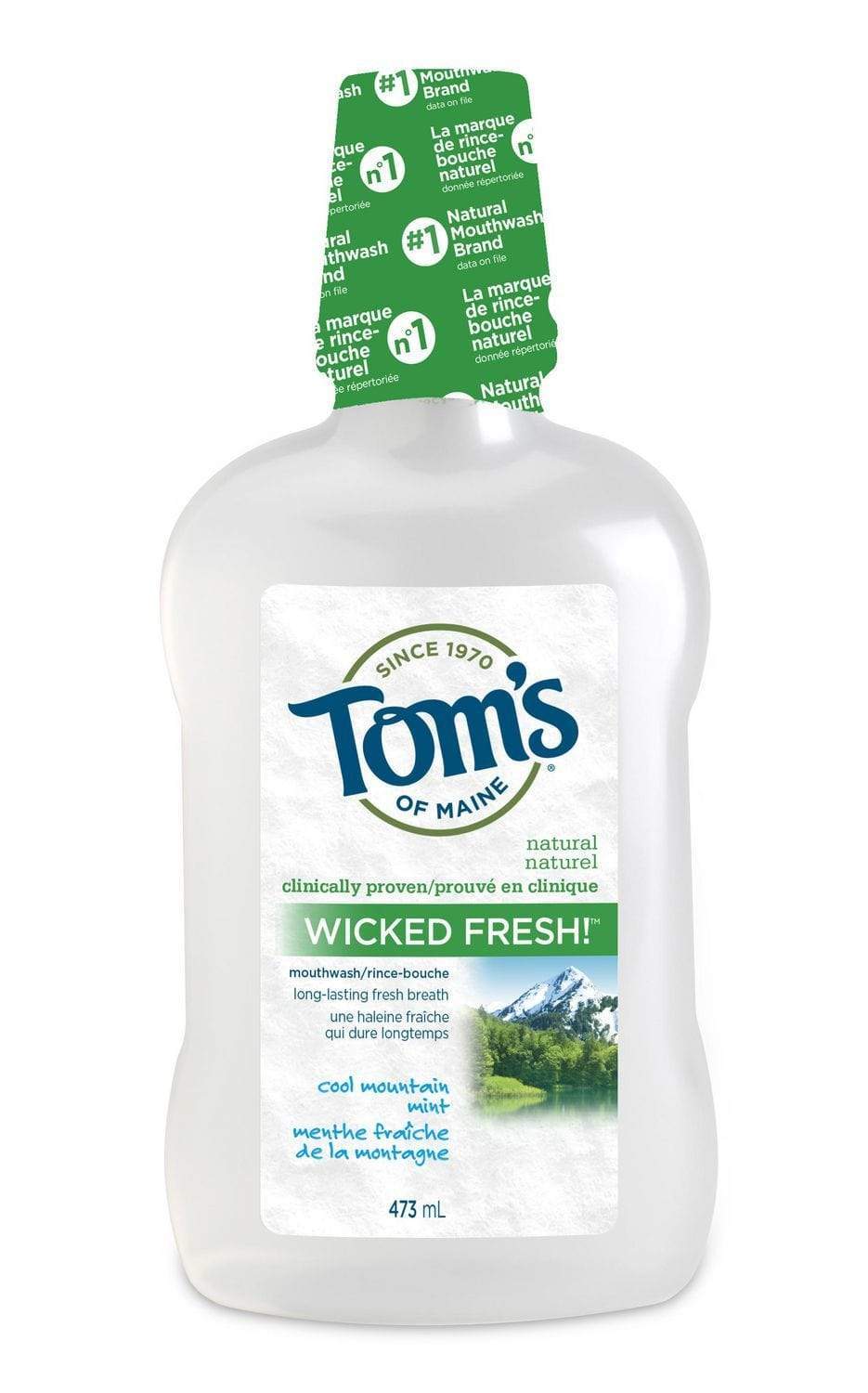 Tom's Of Maine Cleansing Natural Mouthwash - Wicked Fresh