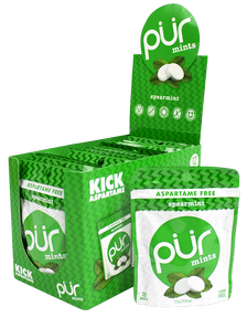 PUR Mints Spearmint Mints 12 x 22 g Packs