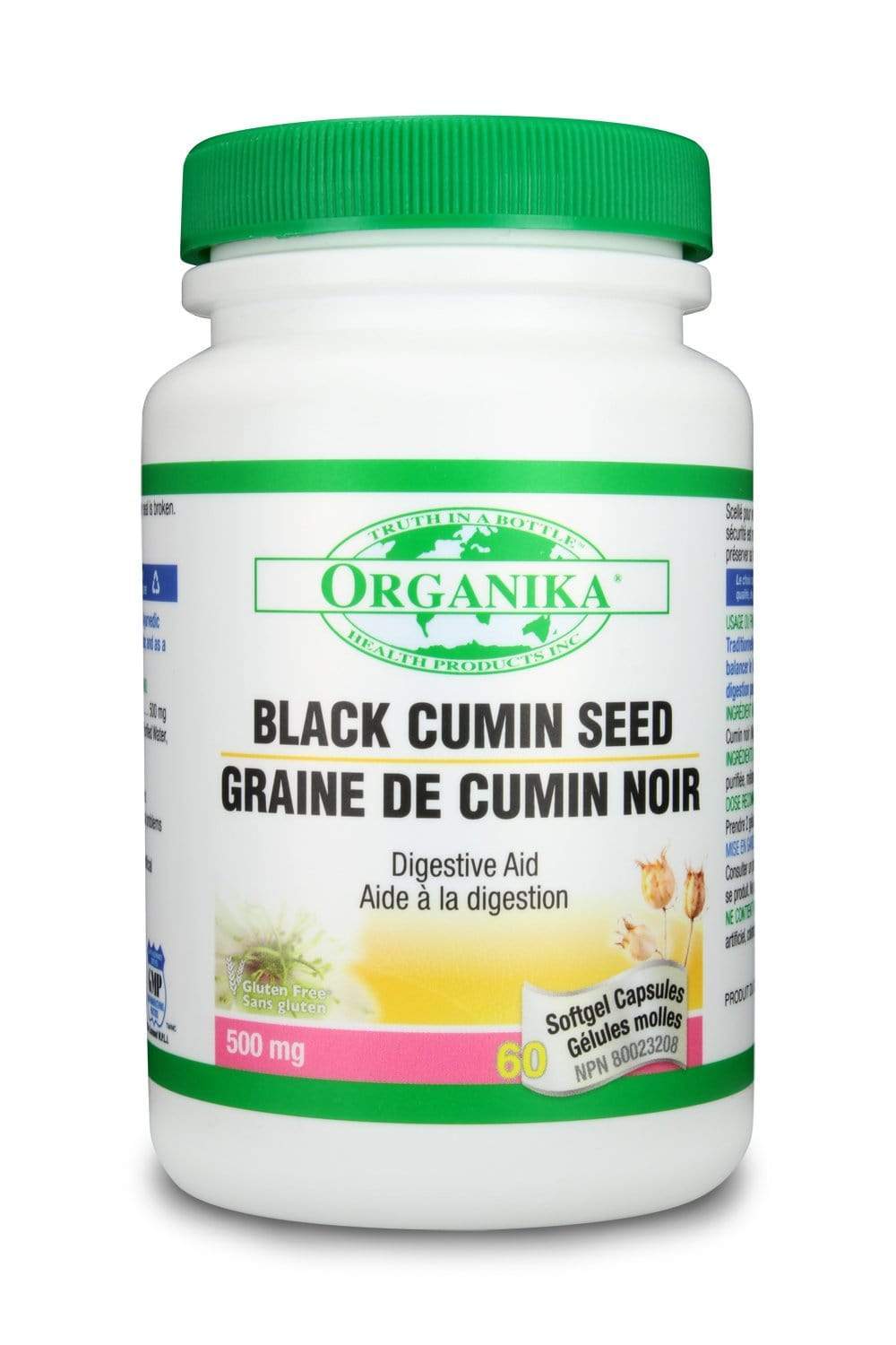 Organika BLACK CUMIN SEED OIL 500MG 60 Softgels