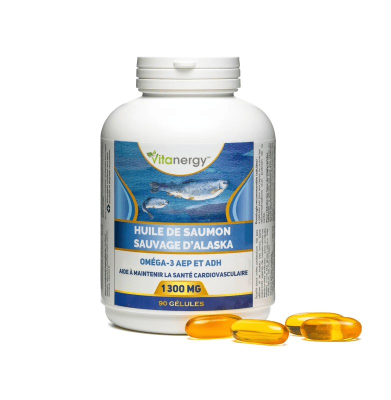 Vitanergy Wild Alaskan Salmon Oil 1300 mg