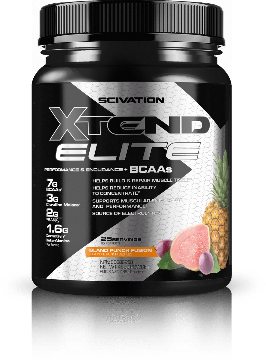 Scivation Xtend Elite BCAAs Island Punch Fusion 25 Servings