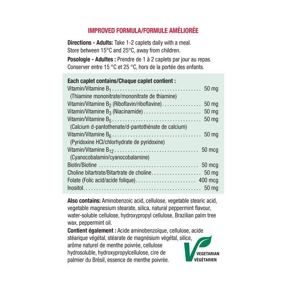 Jamieson B Complex 50 mg 120 Caplets