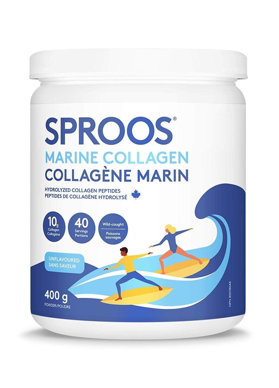 Sproos Marine Collagen Unflavoured, Large Tub, 400 g
