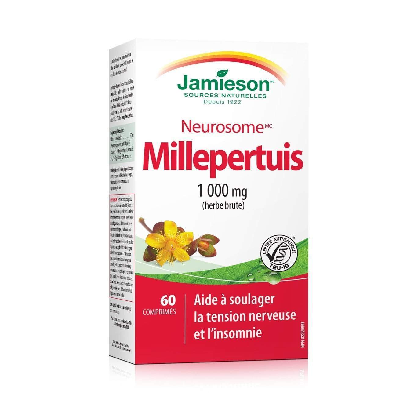 Jamieson Neurosome St. John's Wort 1000 mg 60 Tablets