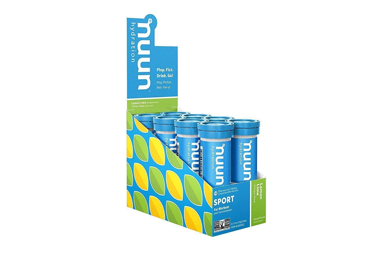 Nuun SPORT Lemon + Lime | 8 Tubes x 10 Tablets