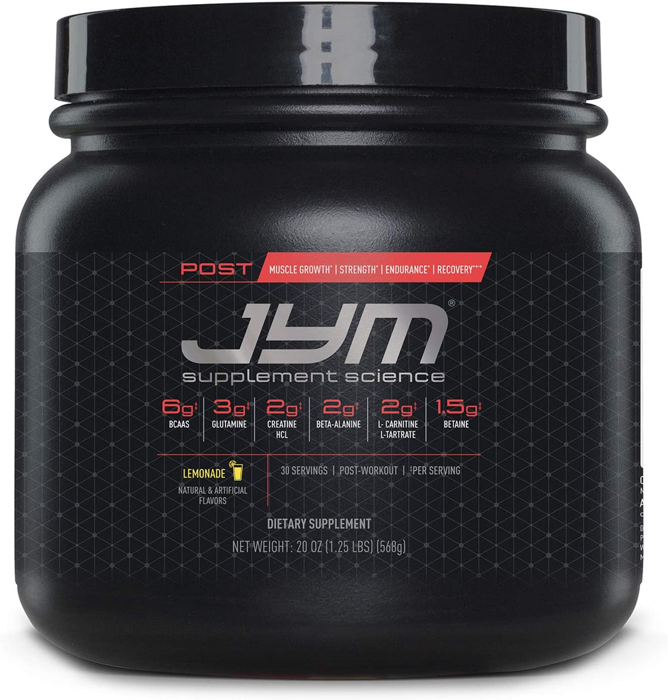 JYM POST 570 g 30 Servings - Lemonade