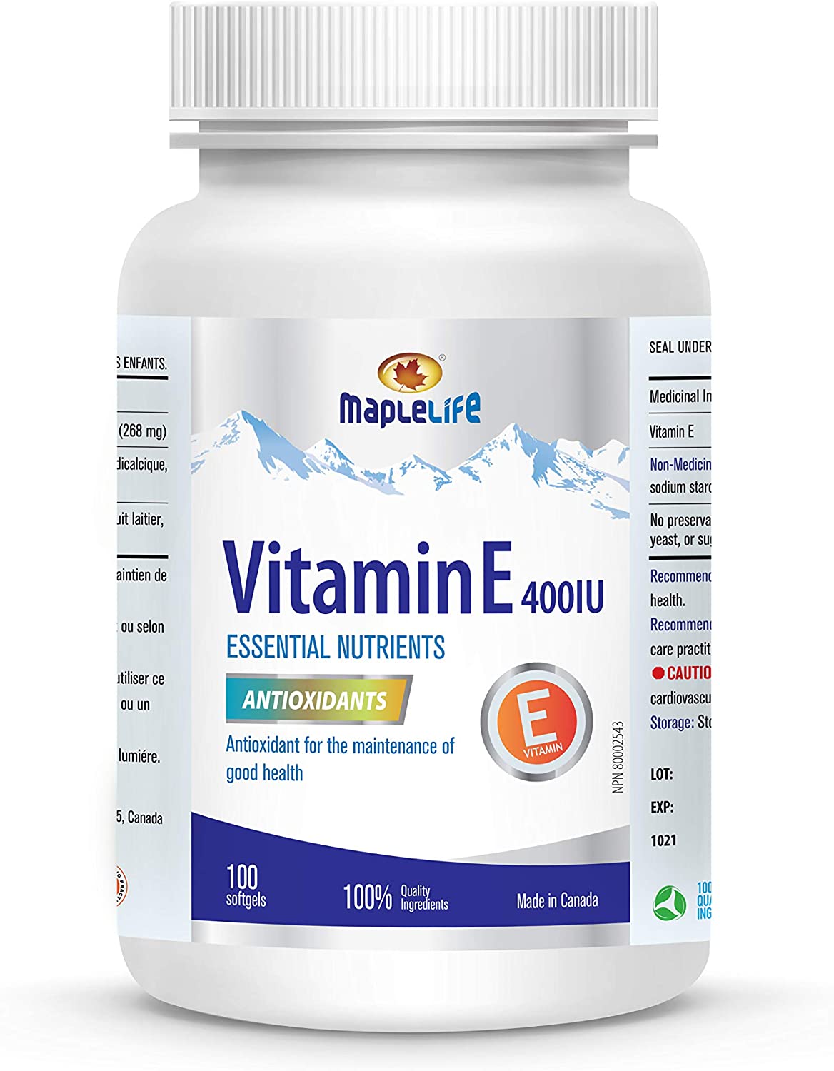 MapleLife Vitamin E 400IU