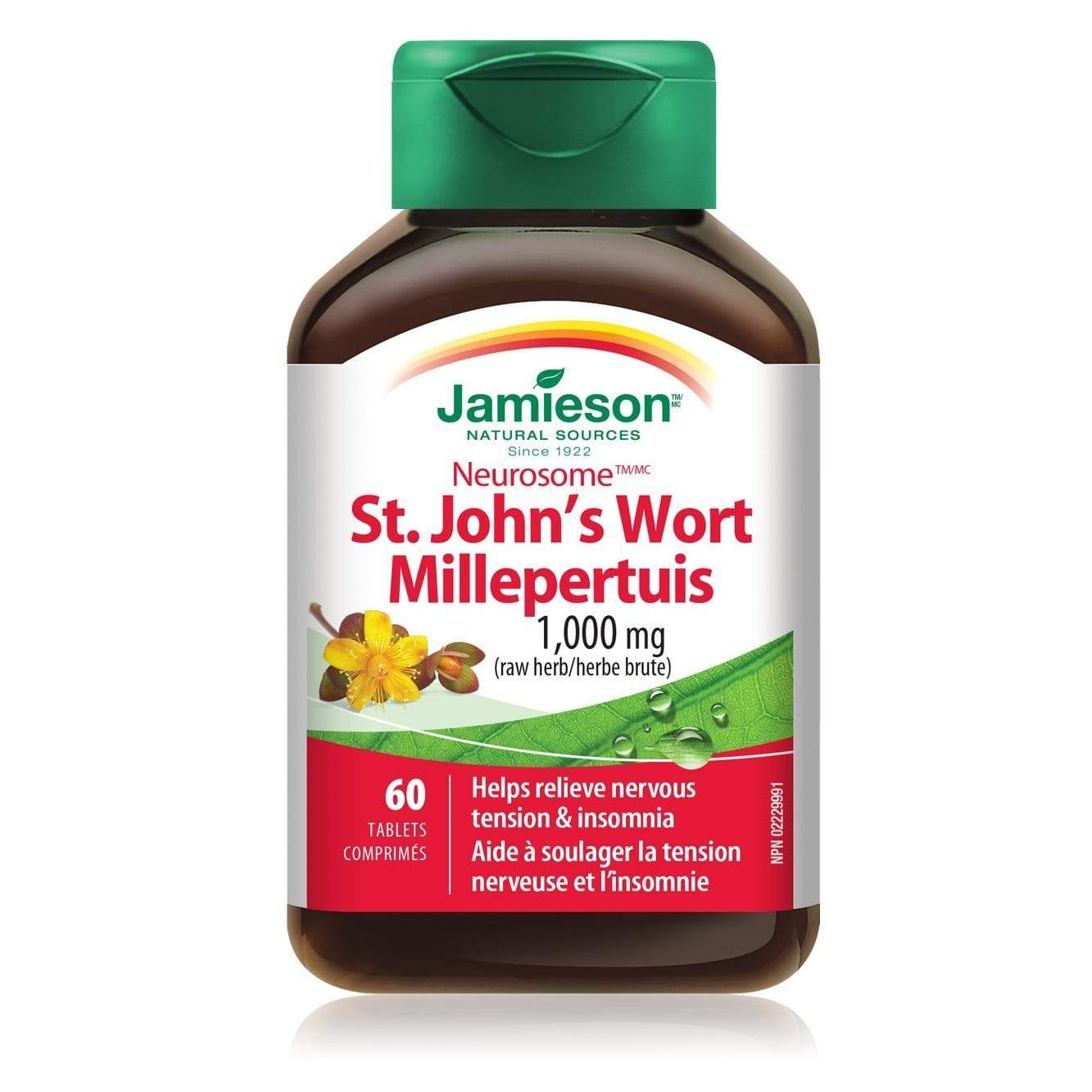 Jamieson Neurosome St. John's Wort 1000 mg 60 Tablets
