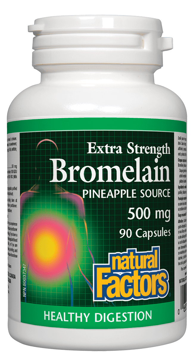 Natural Factors Bromelain 500 mg 90 Capsules