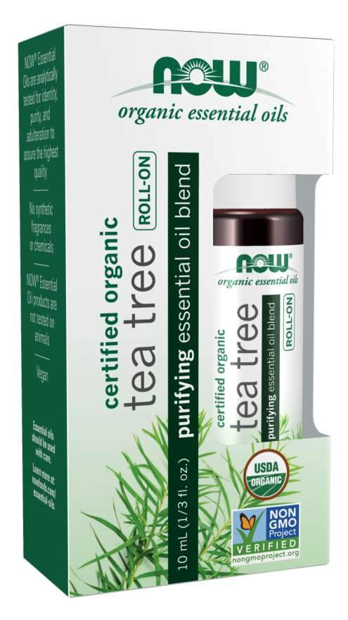 NOW Tea Tree Essential Oil Blend Organic Roll-On