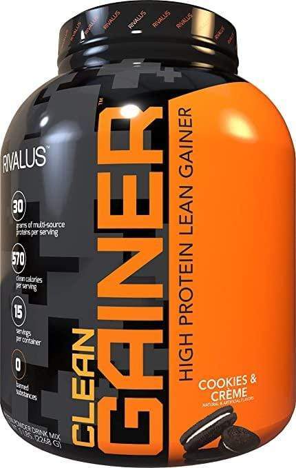 Rivalus Clean Gainer Cookies and Creme Protein 5 LB