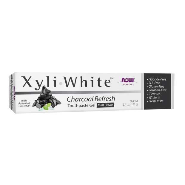 NOW Xyliwhite Charcoal Refresh Mint Toothpaste 181g