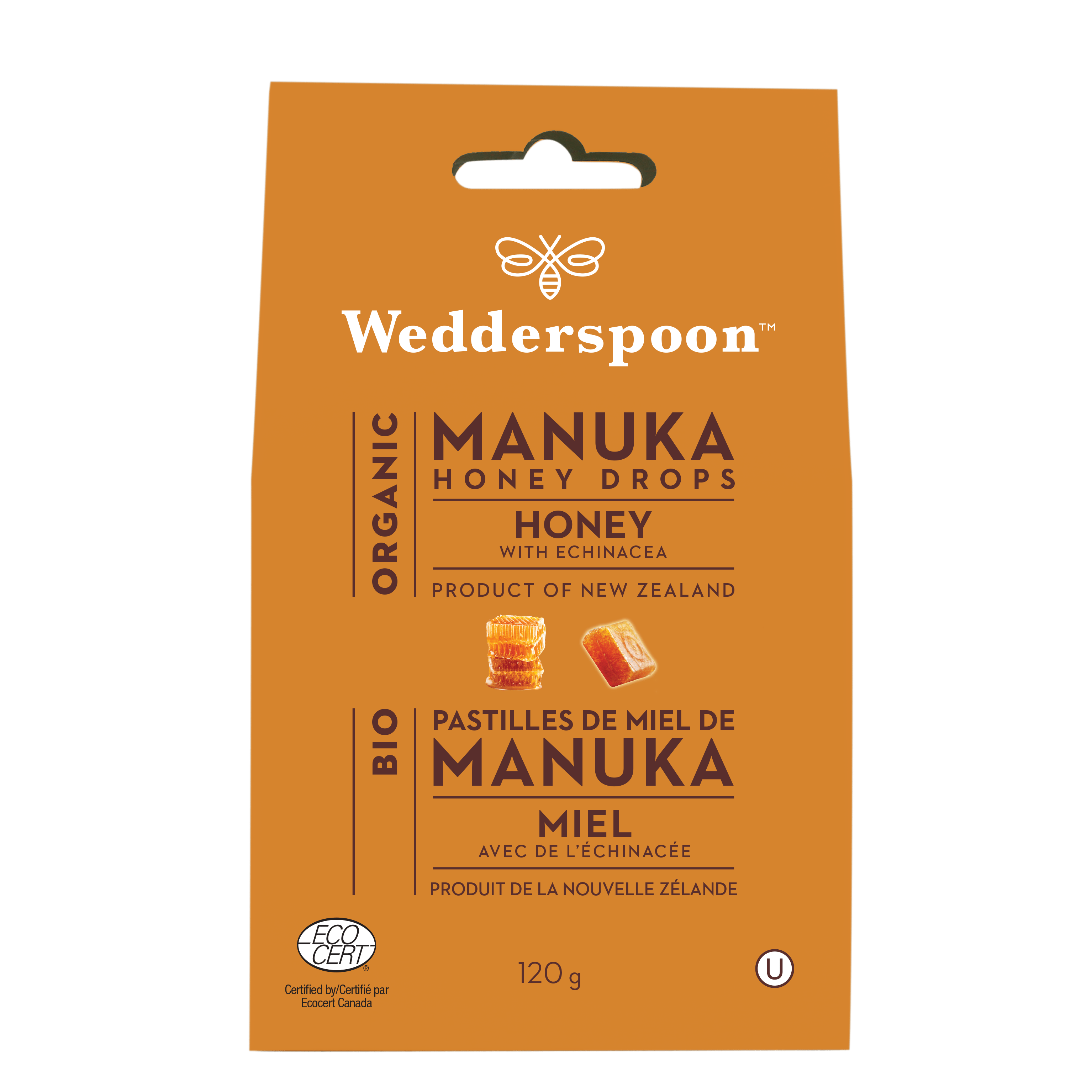Wedderspoon Organic Manuka Honey Drops