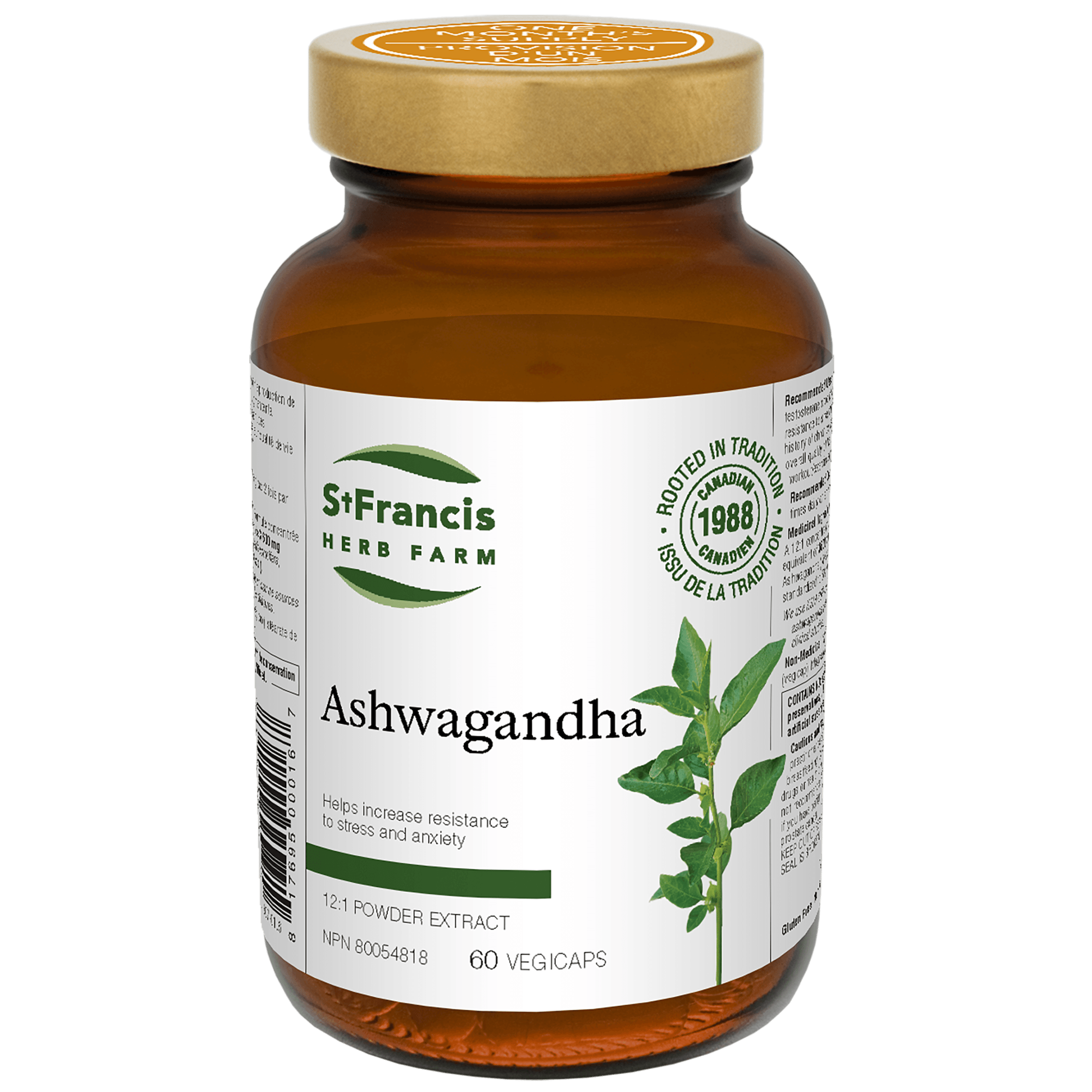 St Francis Herb Farm Ashwagandha 60 Capsules
