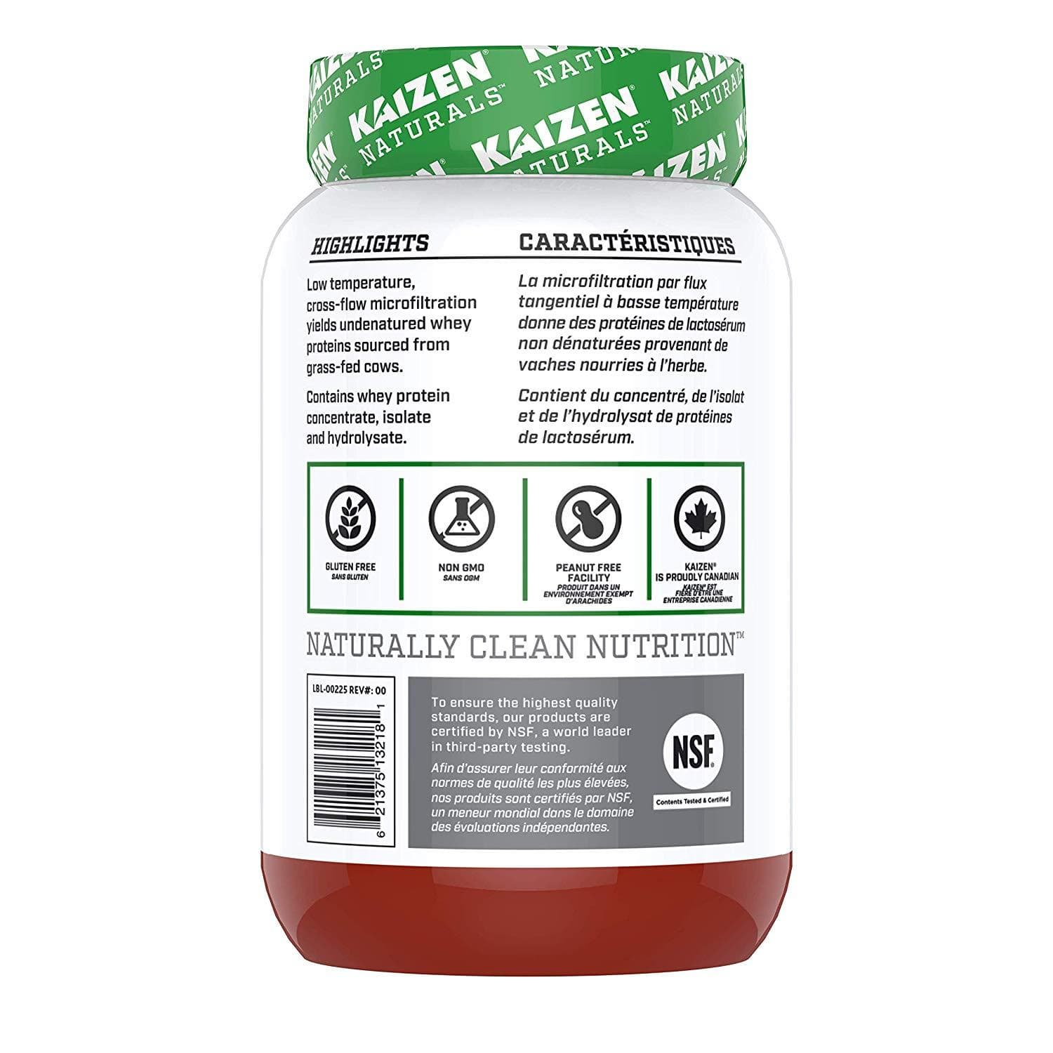 Kaizen Naturals Whey Protein Cinnamon Bun 840 g