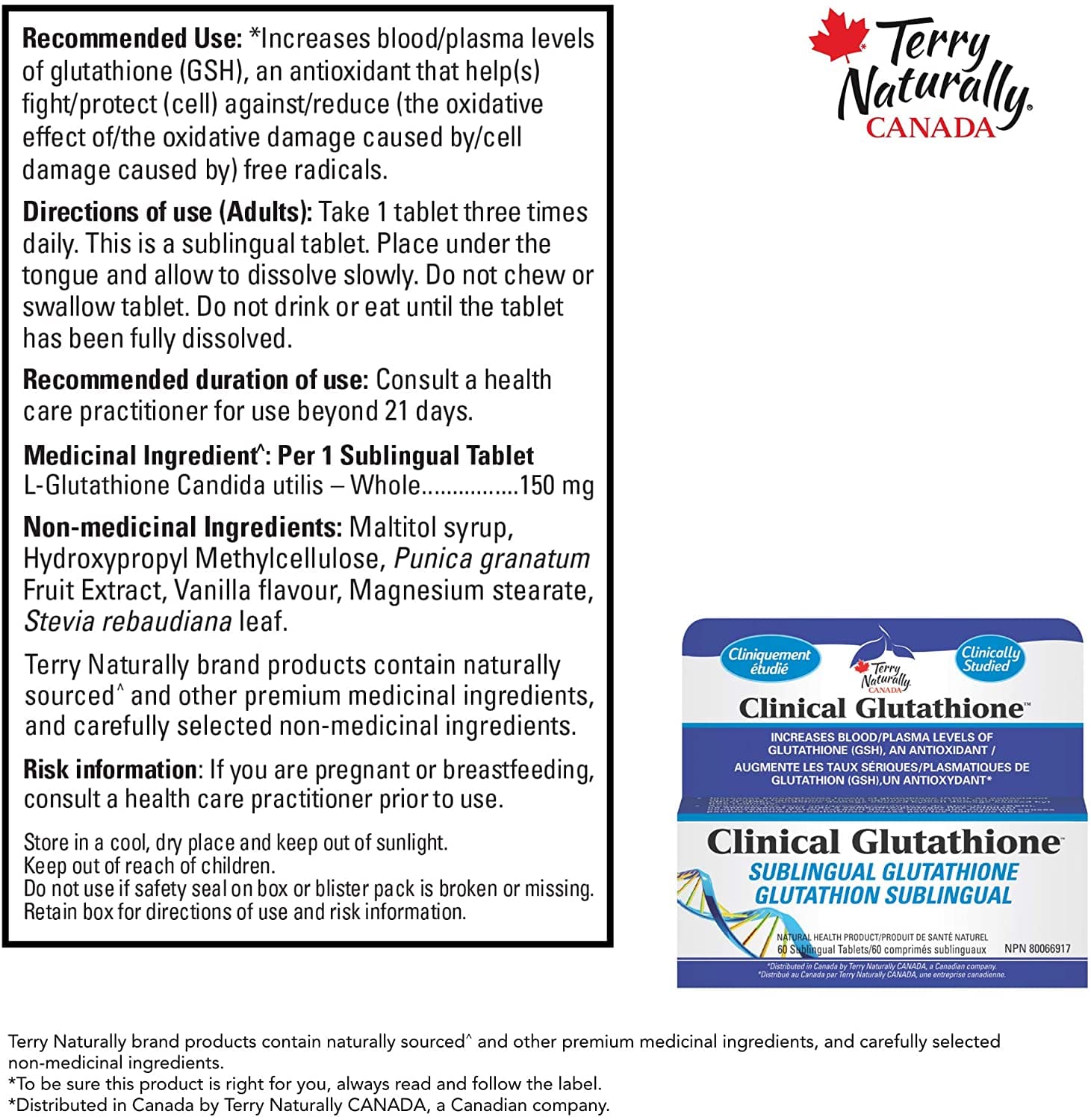 Terry Naturally Clinical Glutathione