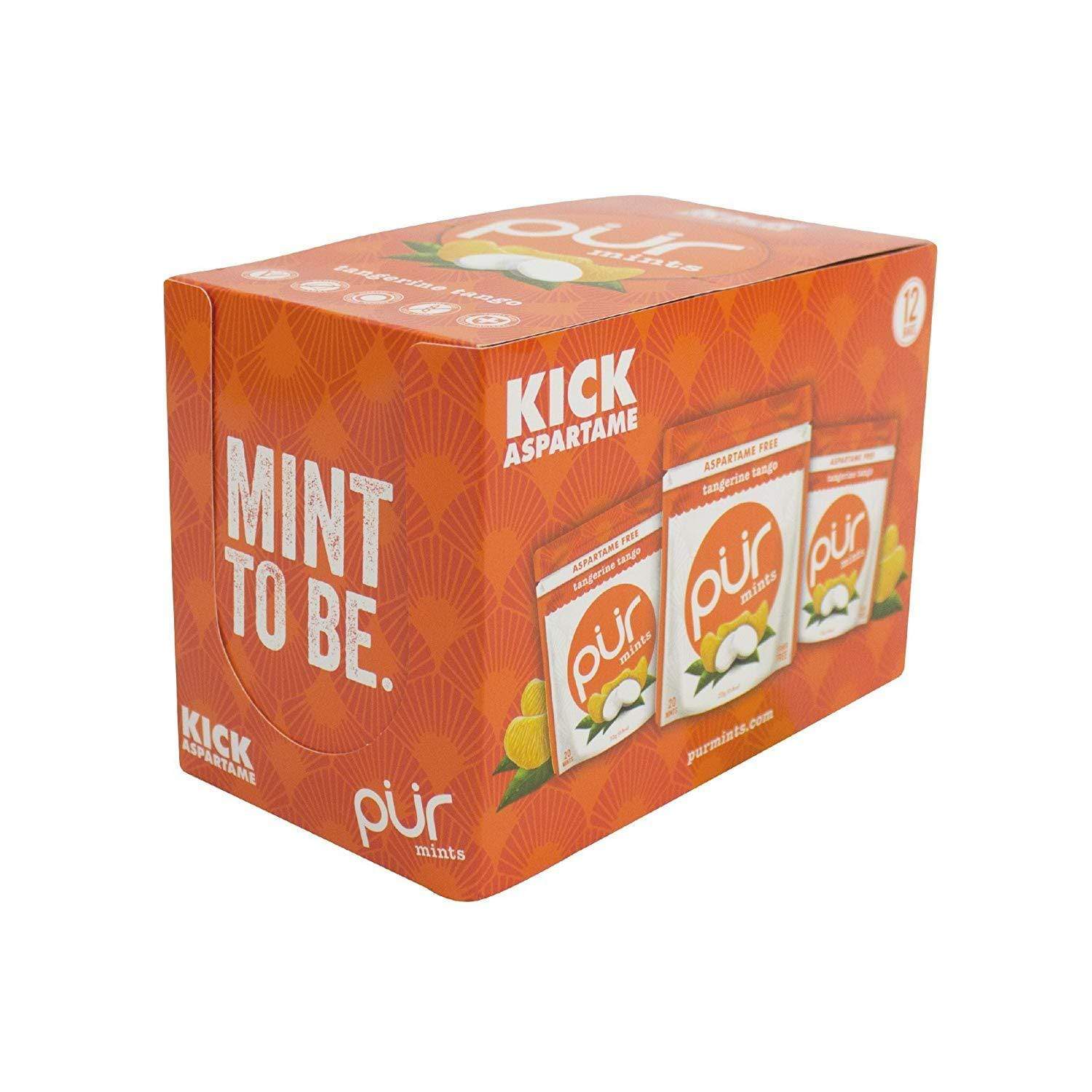 PUR Mints Tangerine Tango 12 x 22 g Bags