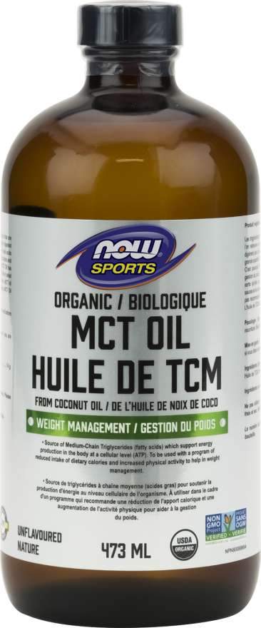 NOW Sports Organic Coconut MCT Oil 473 ML