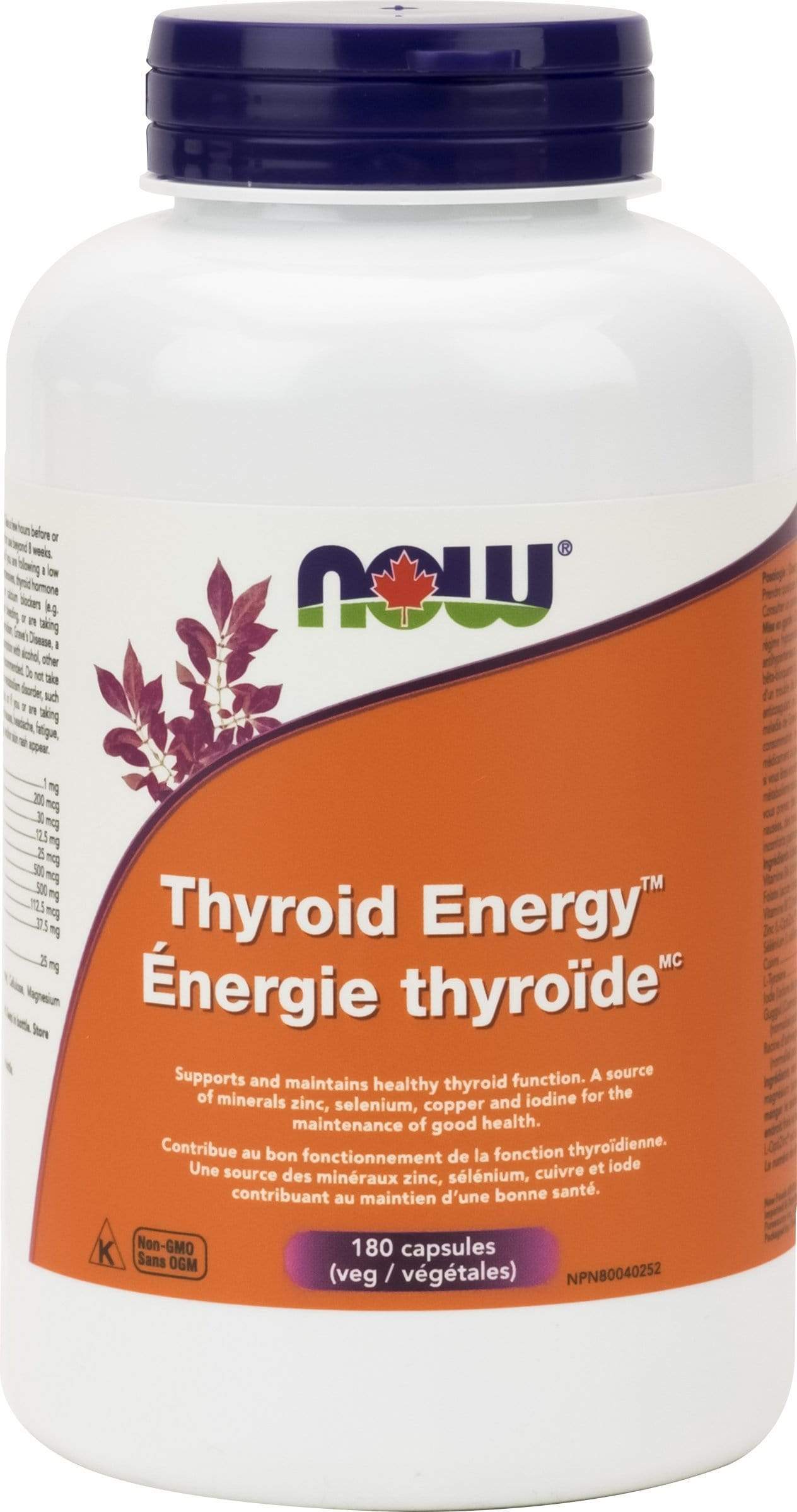 NOW, Thyroid Energy, 180 Veg Capsules